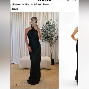 Show Me Your MuMu Jasmine Halter Maxi Dress